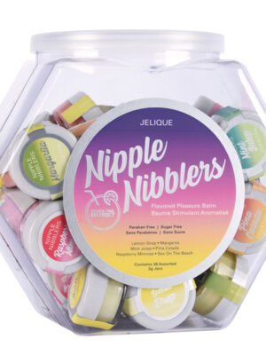 nipple nibblers cocktail pleasure balm assorted 36 pc bowl 3g jar