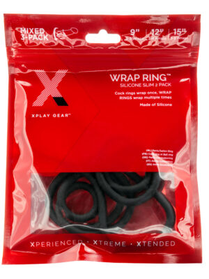 xplay 3 pack silicone thin wrap rings