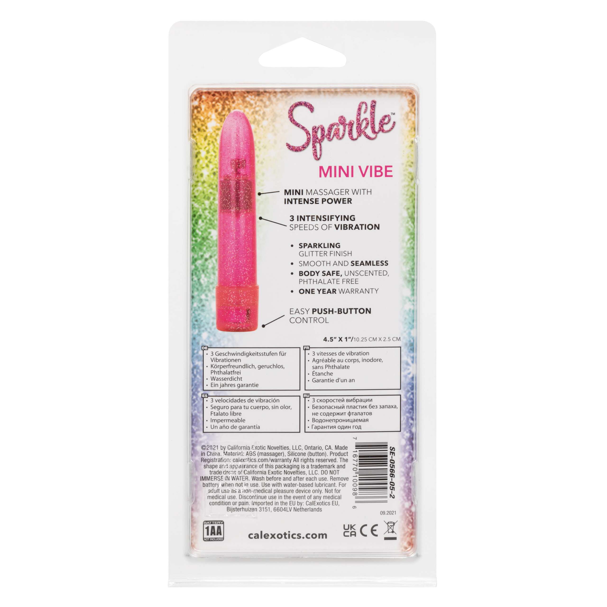 sparkle mini vibe pink