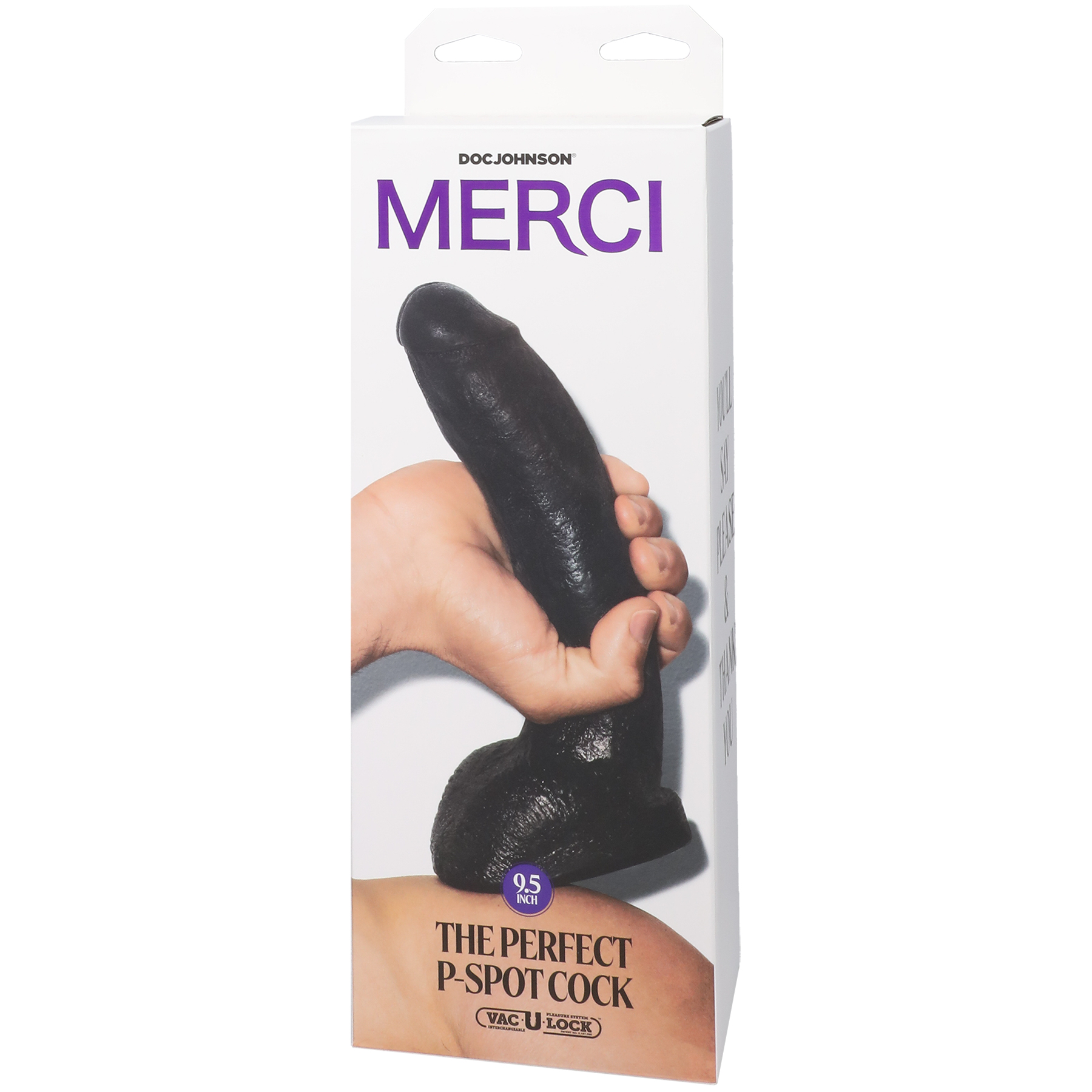 merci the perfect p spot cock with removable vac u lock suction cup black