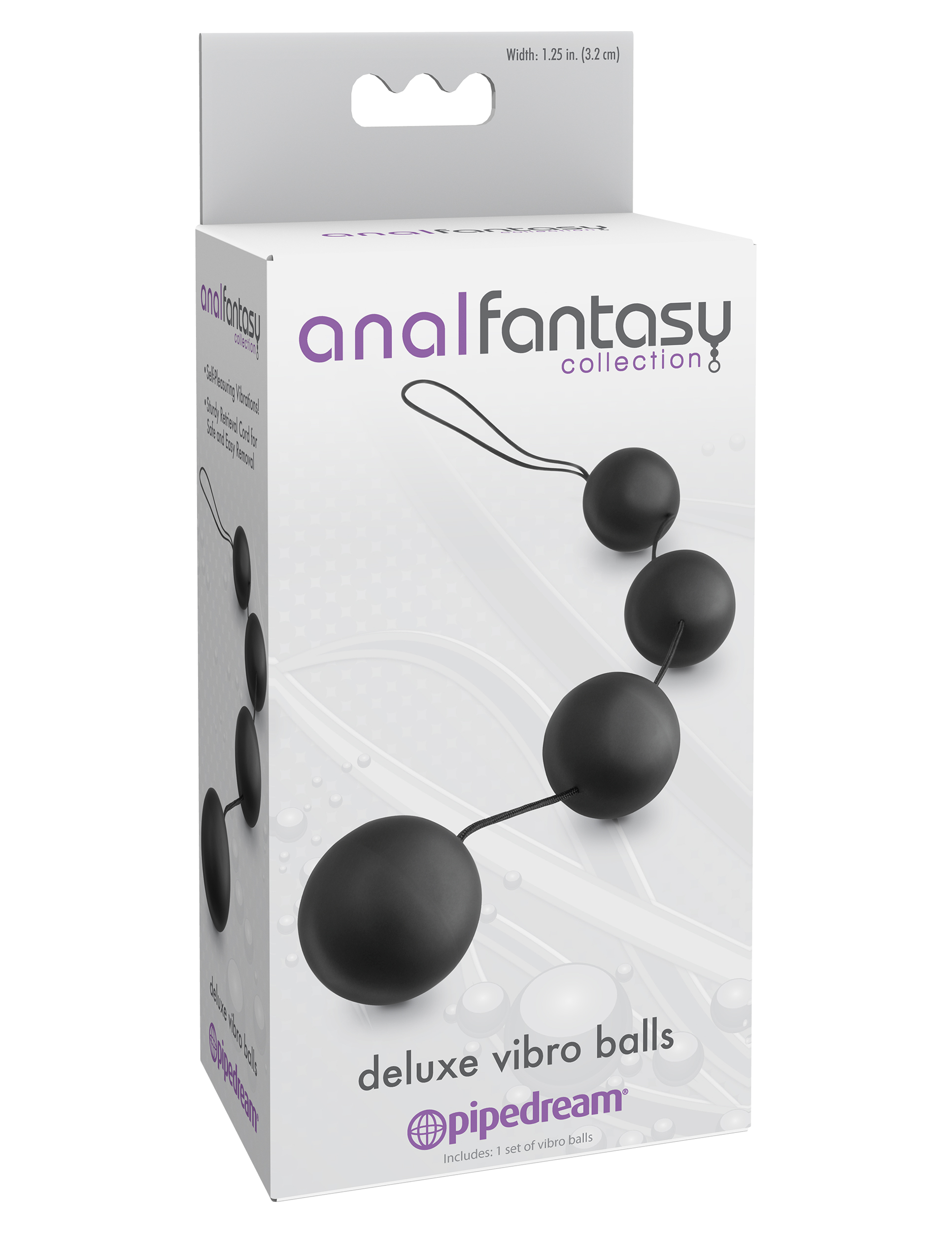 anal fantasy collection deluxe vibro balls black anal fantasy collection deluxe vibro balls black
