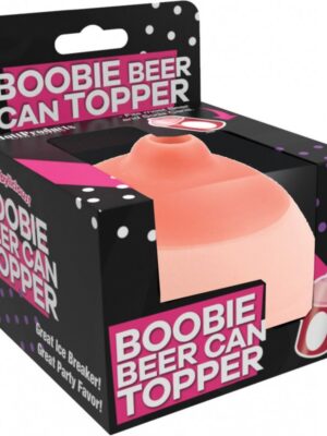 boobie beer can topper