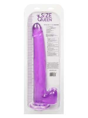 size queen 12 inch/30.5 cm purple size queen 12 inch/30.5 cm purple