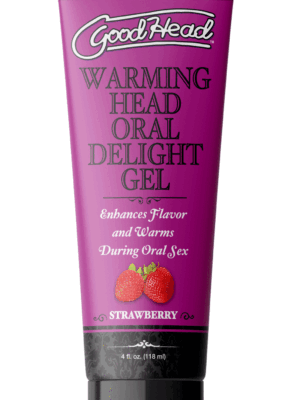 goodhead warming head oral delight gel strawberry 4 fl oz bulk