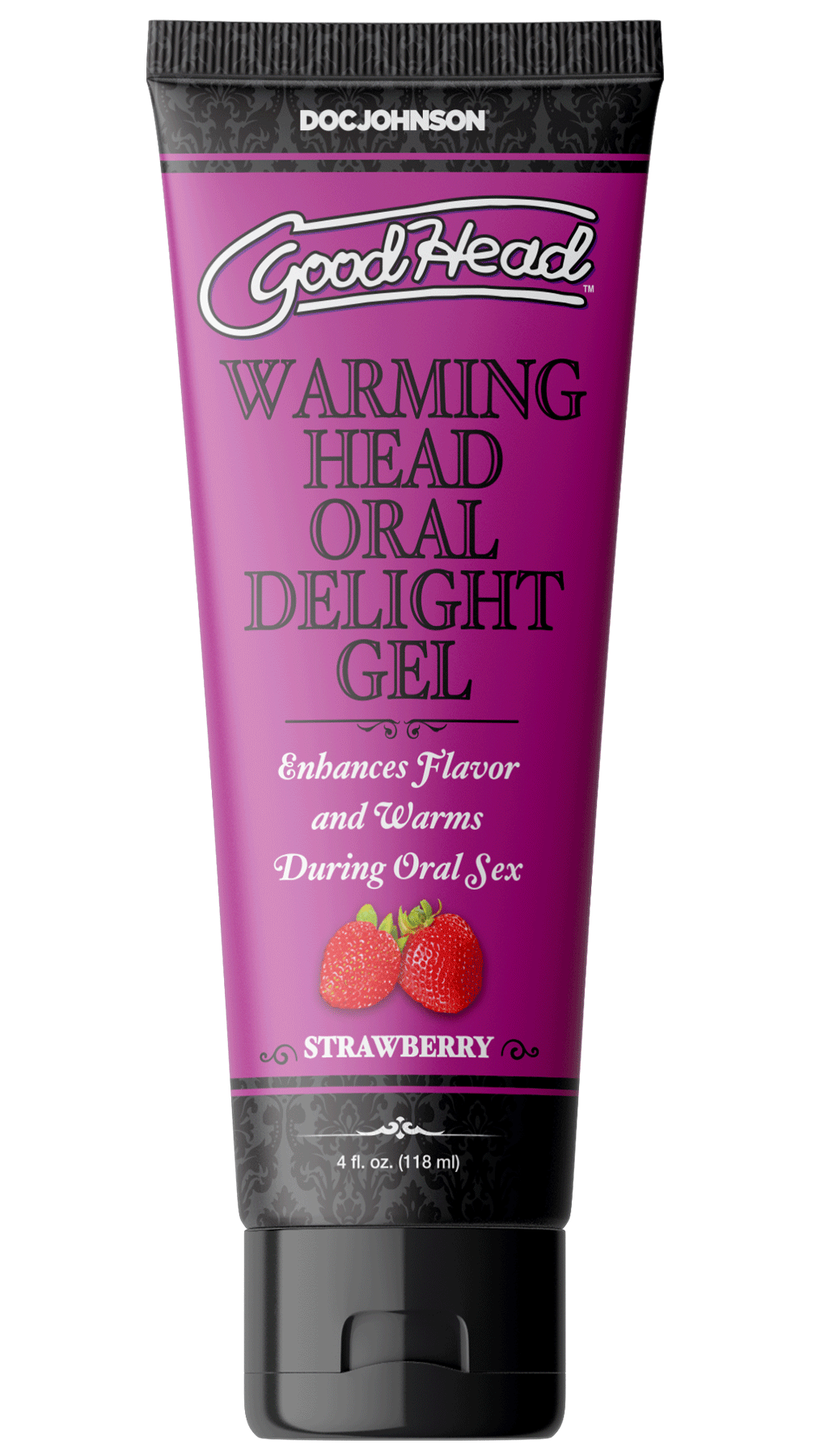 goodhead warming head oral delight gel strawberry 4 fl oz bulk