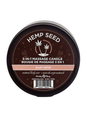 3 in 1 massage candle 6 oz. silky satin