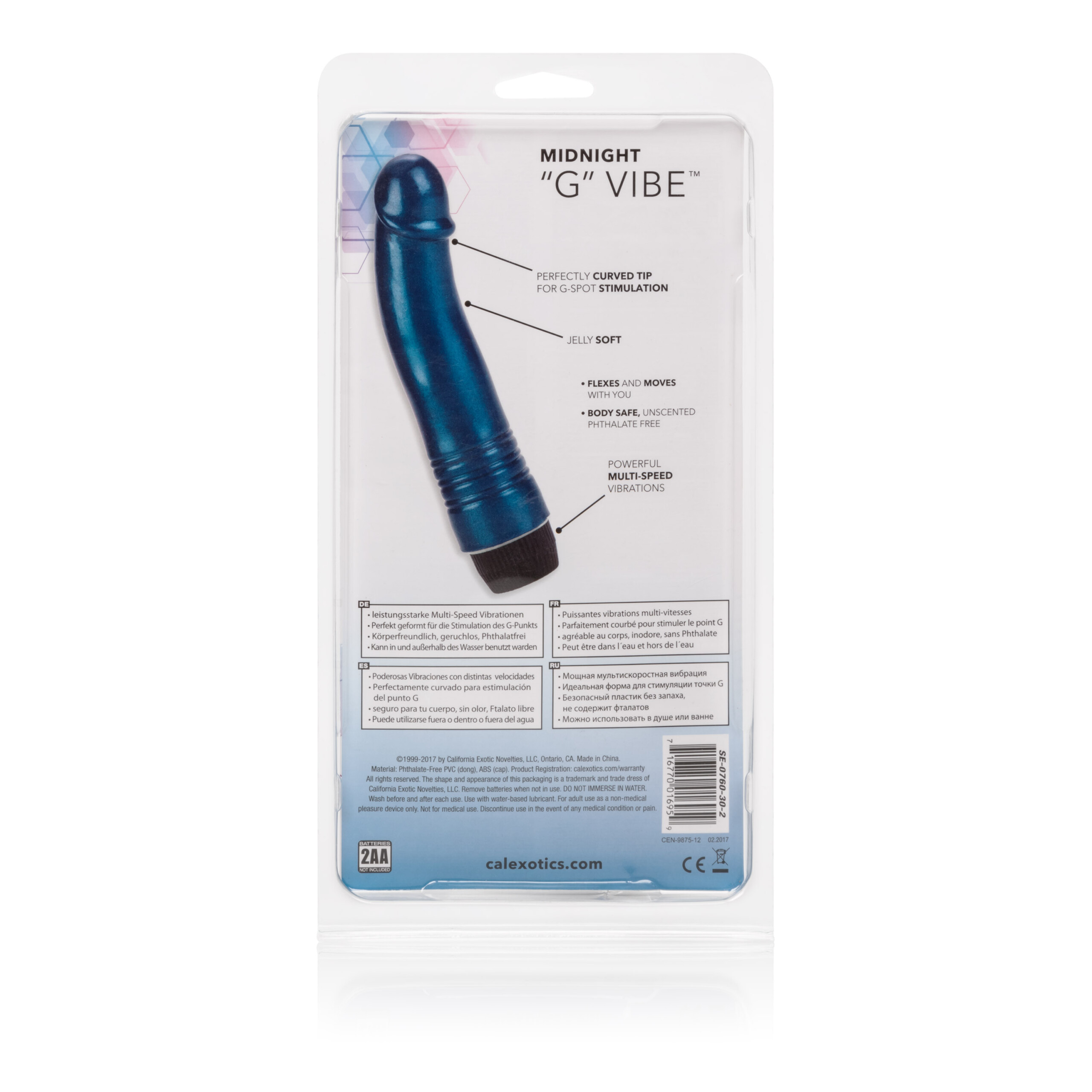 midnight g spot vibrator 6.75 inches midnight g spot vibrator 6.75 inches