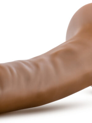 dr. skin silicone dr. lucas 5 inch dong with suction cup mocha