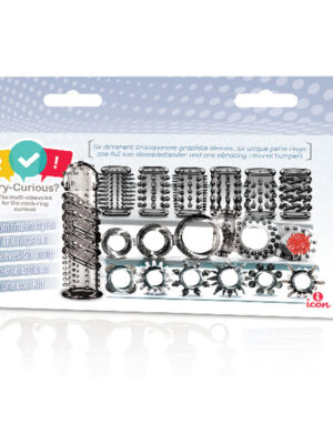 the 9's try curious cock ring and sleeve set