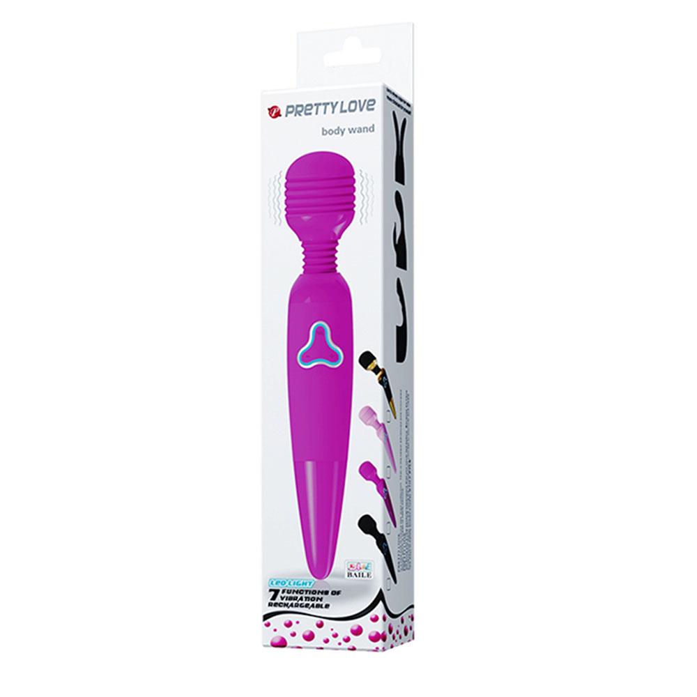 pretty love body wand with led light fucshia