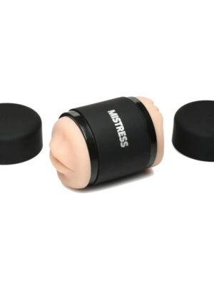 mistress double shot mouth and pussy stroker light mistress double shot mouth and pussy stroker light