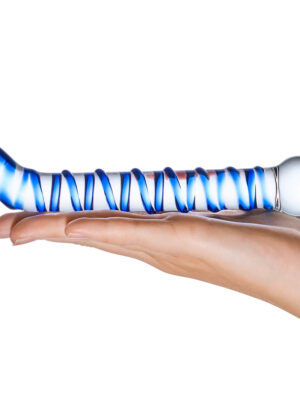 mr. swirly 6.5 inch g spot glass dildo mr. swirly 6.5 inch g spot glass dildo