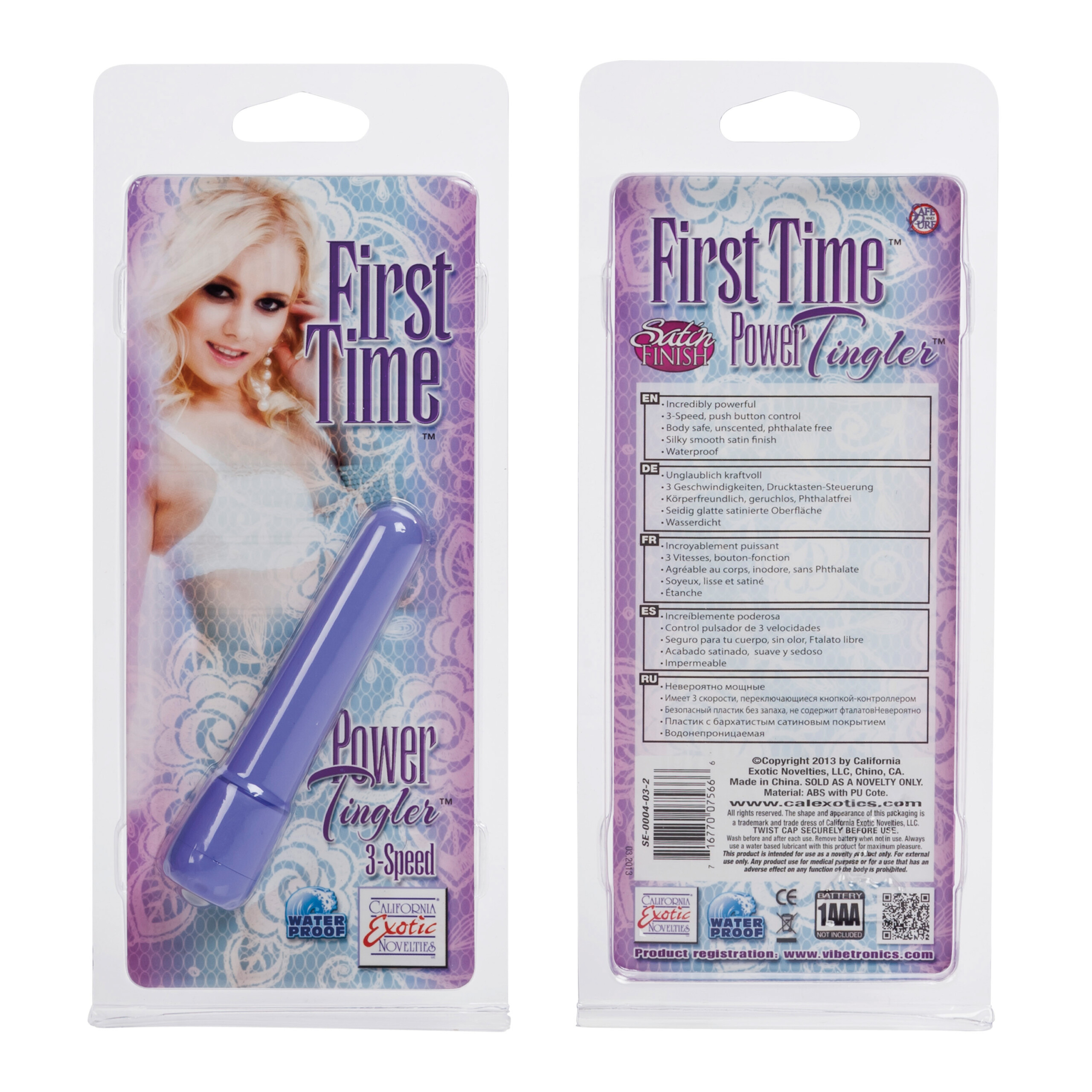 first time power tingler purple