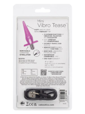 mini vibro tease slender probe pink