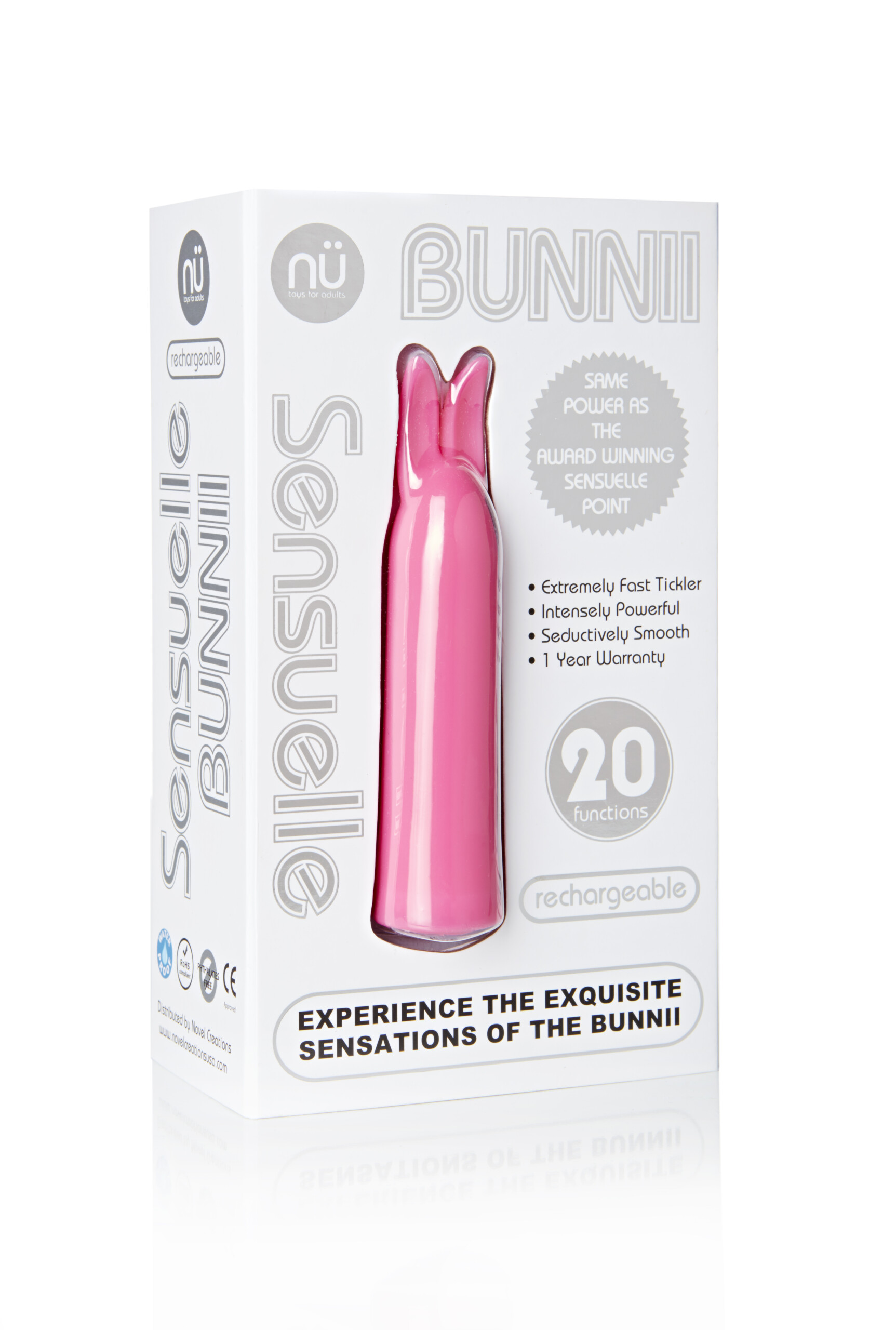 sensuelle bunnii 20 function vibe pink