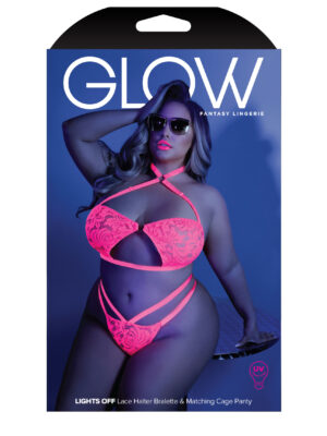 lights off bralette and panty queen neon pink lights off bralette and panty queen neon pink