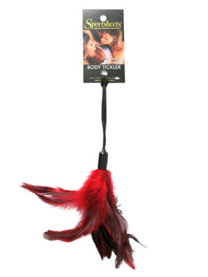 pleasure feather red