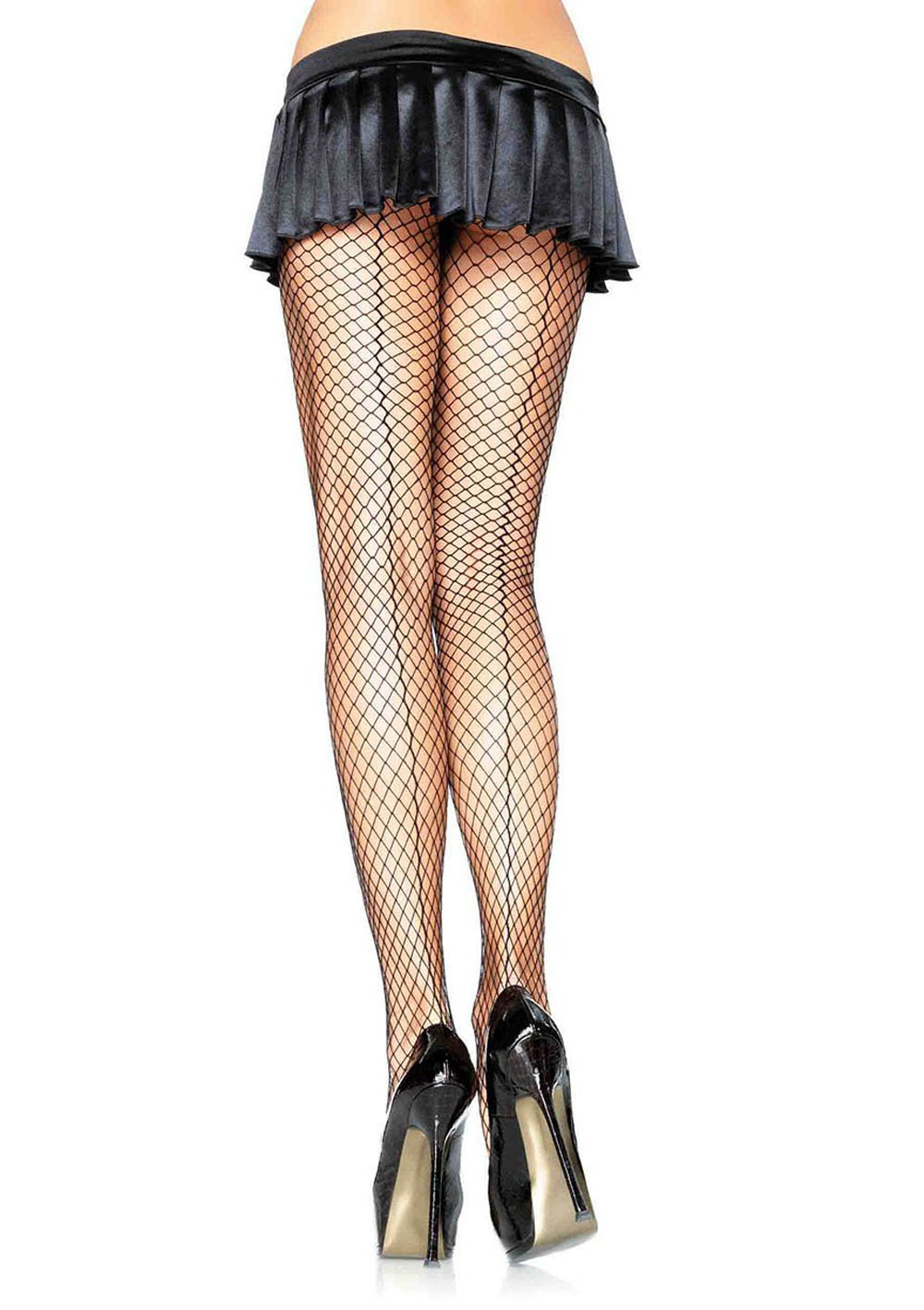 spandex industrial net backseam pantyhose one size black spandex industrial net backseam pantyhose one size black