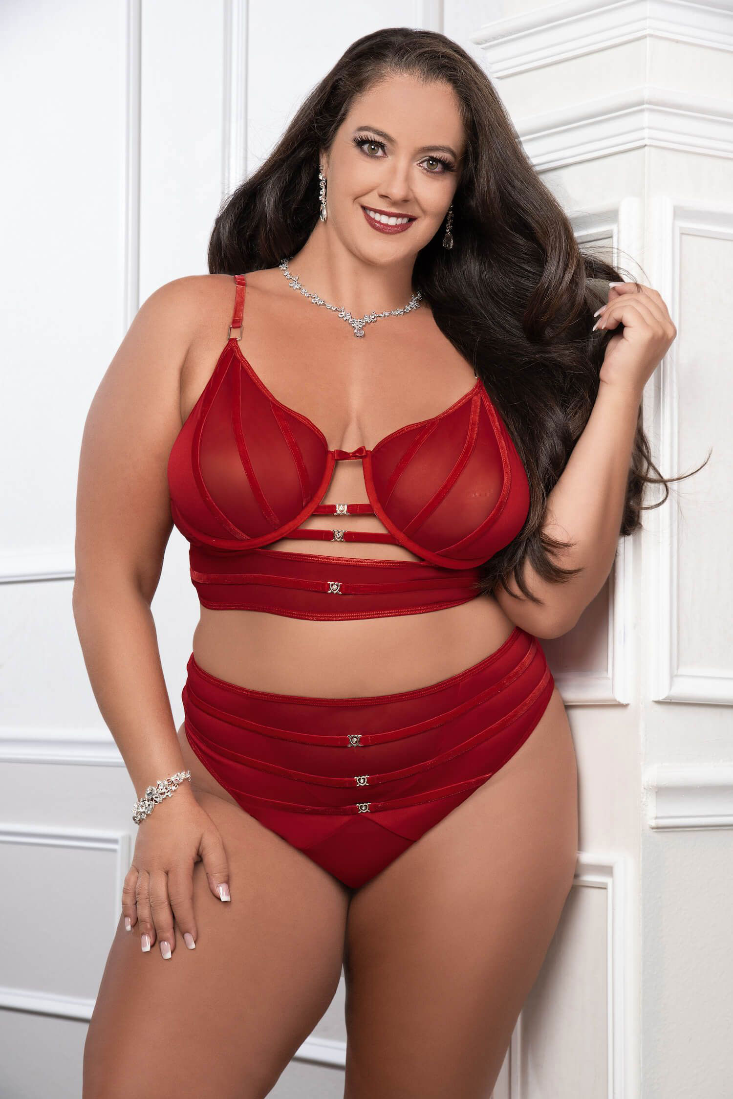 cinnamon red 2pc satin bra and high waist panty queen size cinnamon red 2pc satin bra and high waist panty queen size