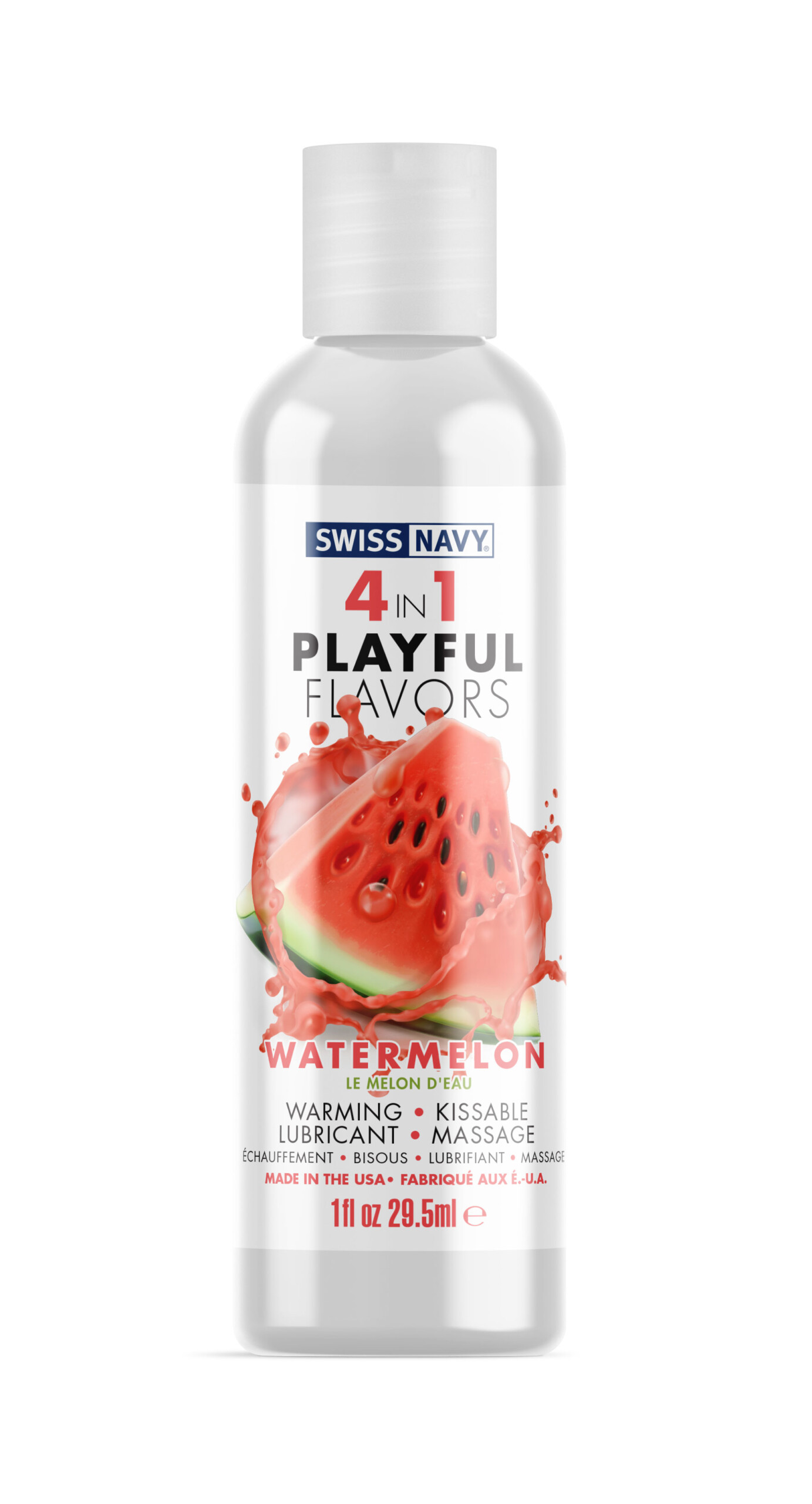 swiss navy 4 in 1 playful flavors watermelon 1 oz swiss navy 4 in 1 playful flavors watermelon 1 oz