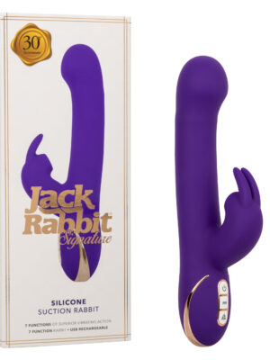 jack rabbit signature silicone suction rabbit purple