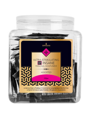 on insane ultra stimulating personal moisturizer assorted 100 piece tub on insane ultra stimulating personal moisturizer assorted 100 piece tub