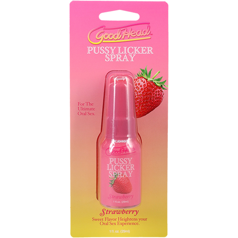 goodhead pussy licker spray strawberry 1 fl oz