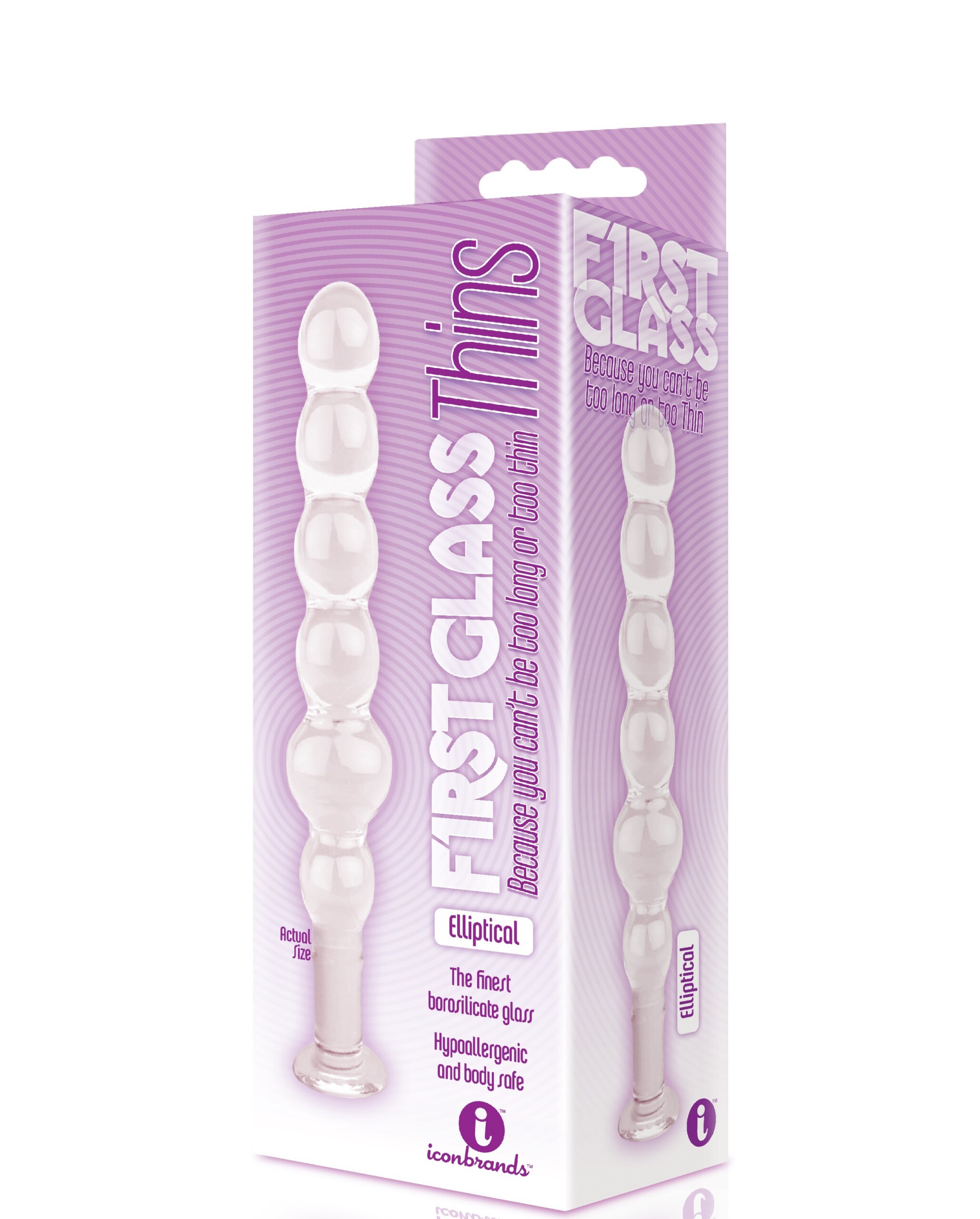 the 9's glass thins elliptical glass plug
