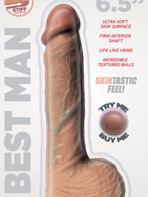 skinsations skintastic series best man 6.5 inches