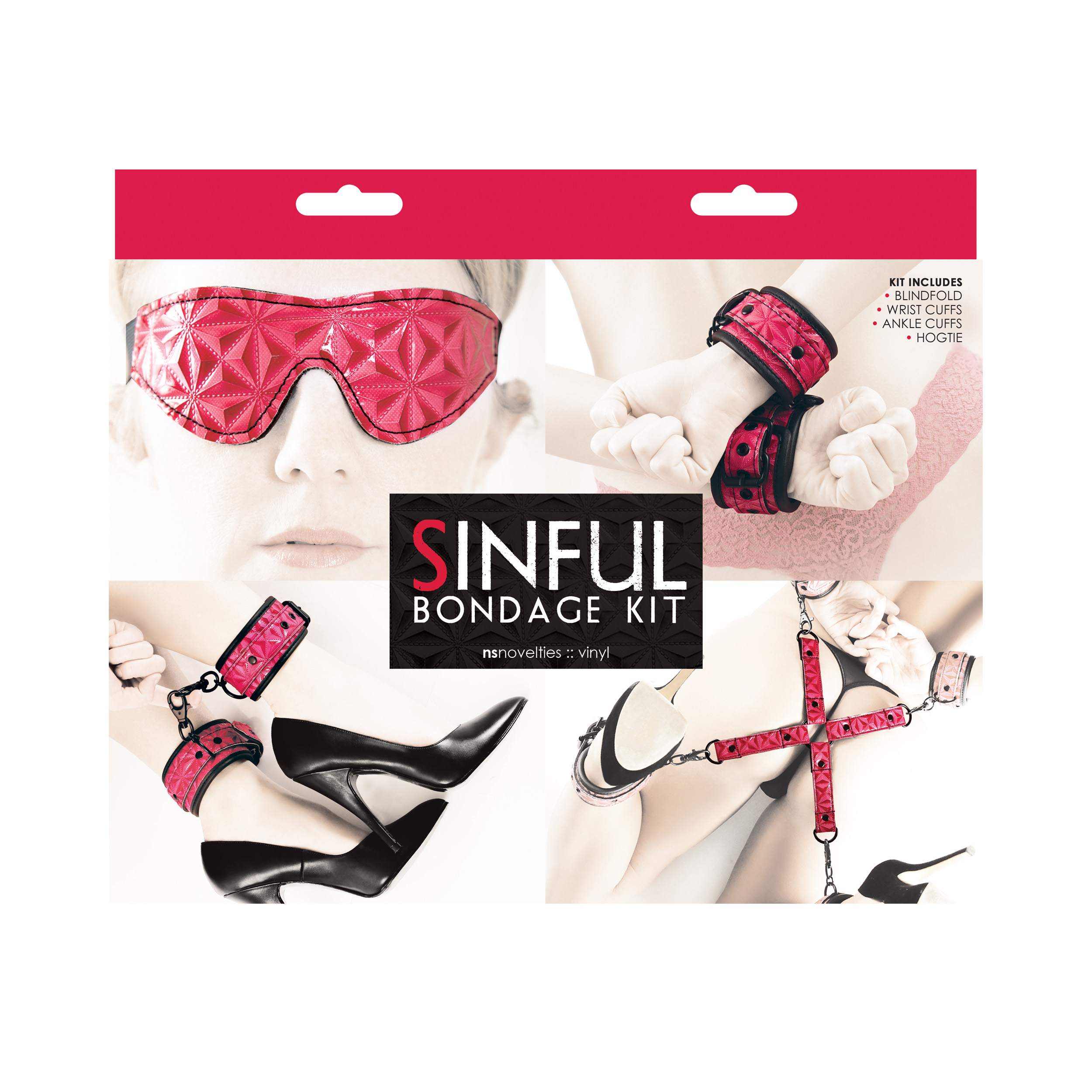 sinful bondage kit pink