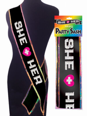 she plus her sash