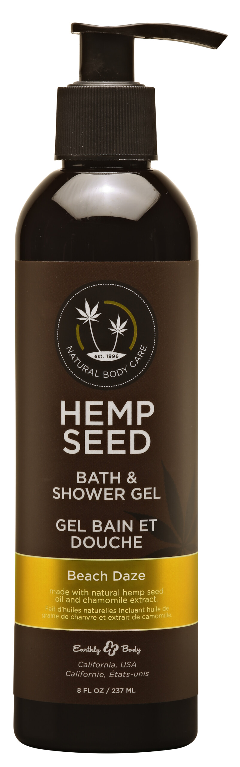 hemp seed bath and shower gel beach daze
