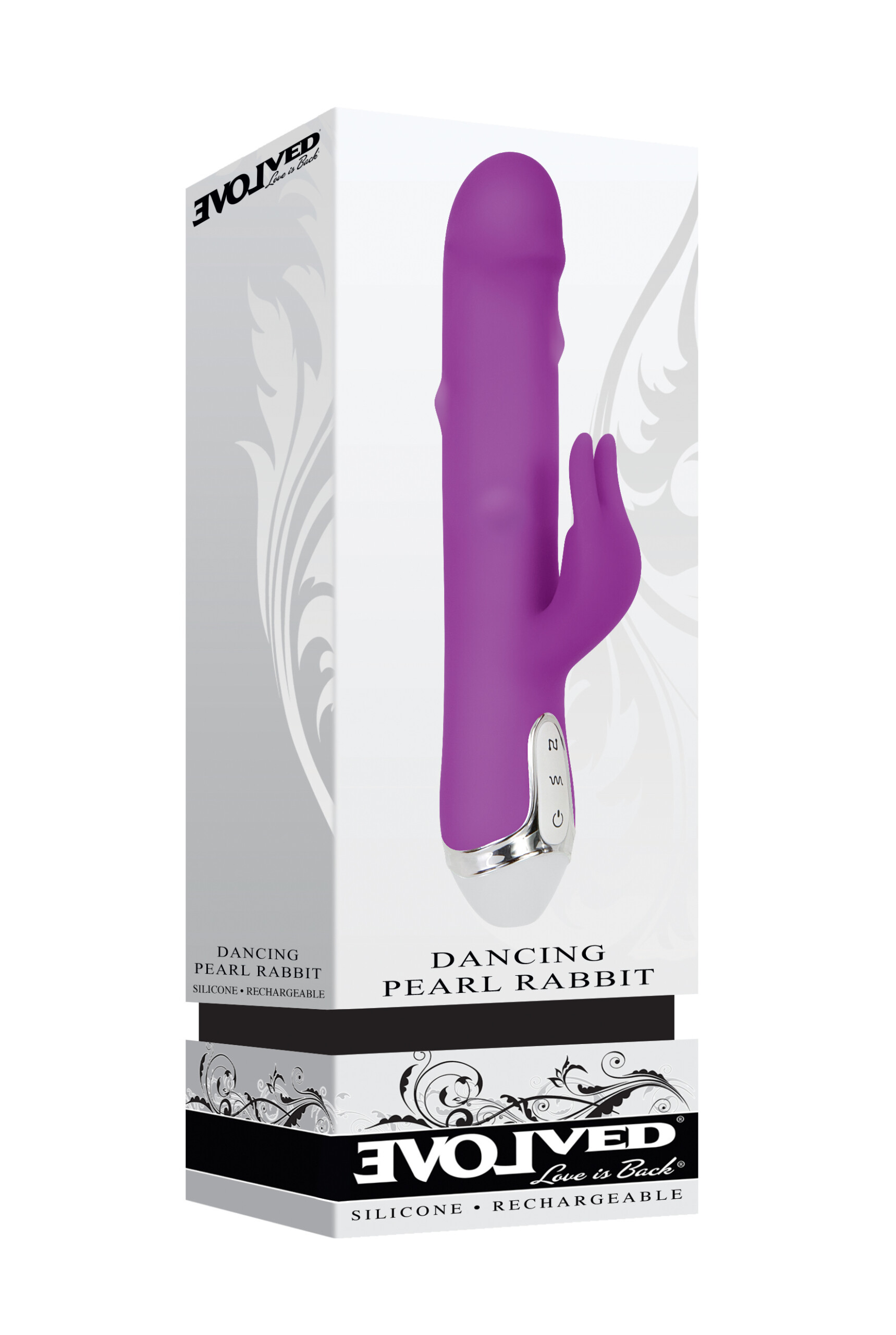 dancing pearl rabbit vibrator purple