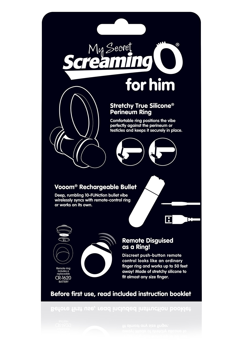 my secret bullet and ring for him black