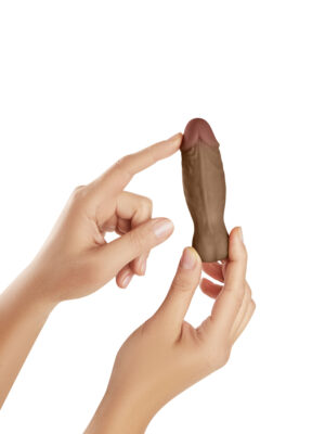 shaft model b 4.3 inch liquid silicone bullet vibrator oak