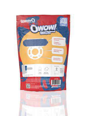 screaming o 4b owow super powered vibrating ring blueberry
