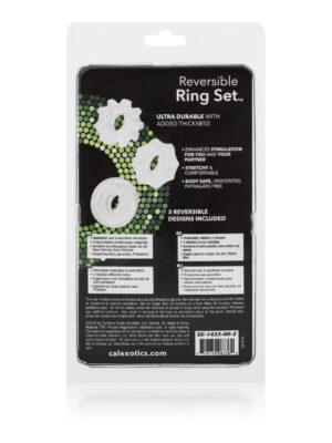 reversible ring set clear