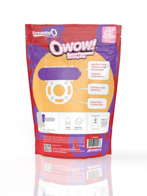 screaming o 4t owow super powered vibrating ring grape