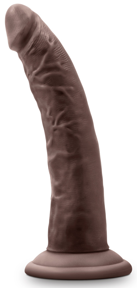 au naturel jack 7 inch dildo chocolate
