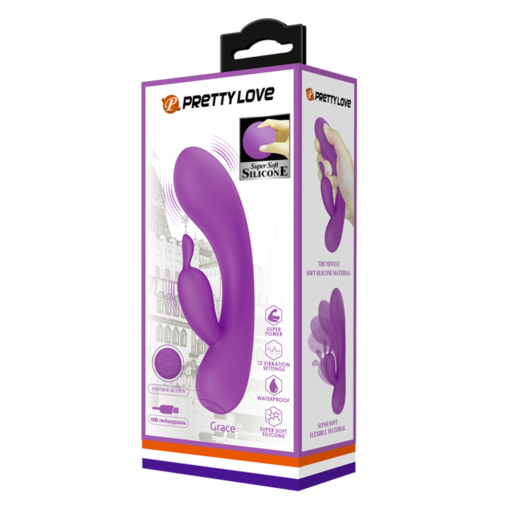pretty love grace rechargeable rabbit vibrator pretty love grace rechargeable rabbit vibrator