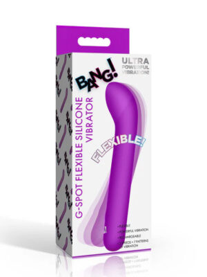 g spot flexible silicone vibrator purple g spot flexible silicone vibrator purple
