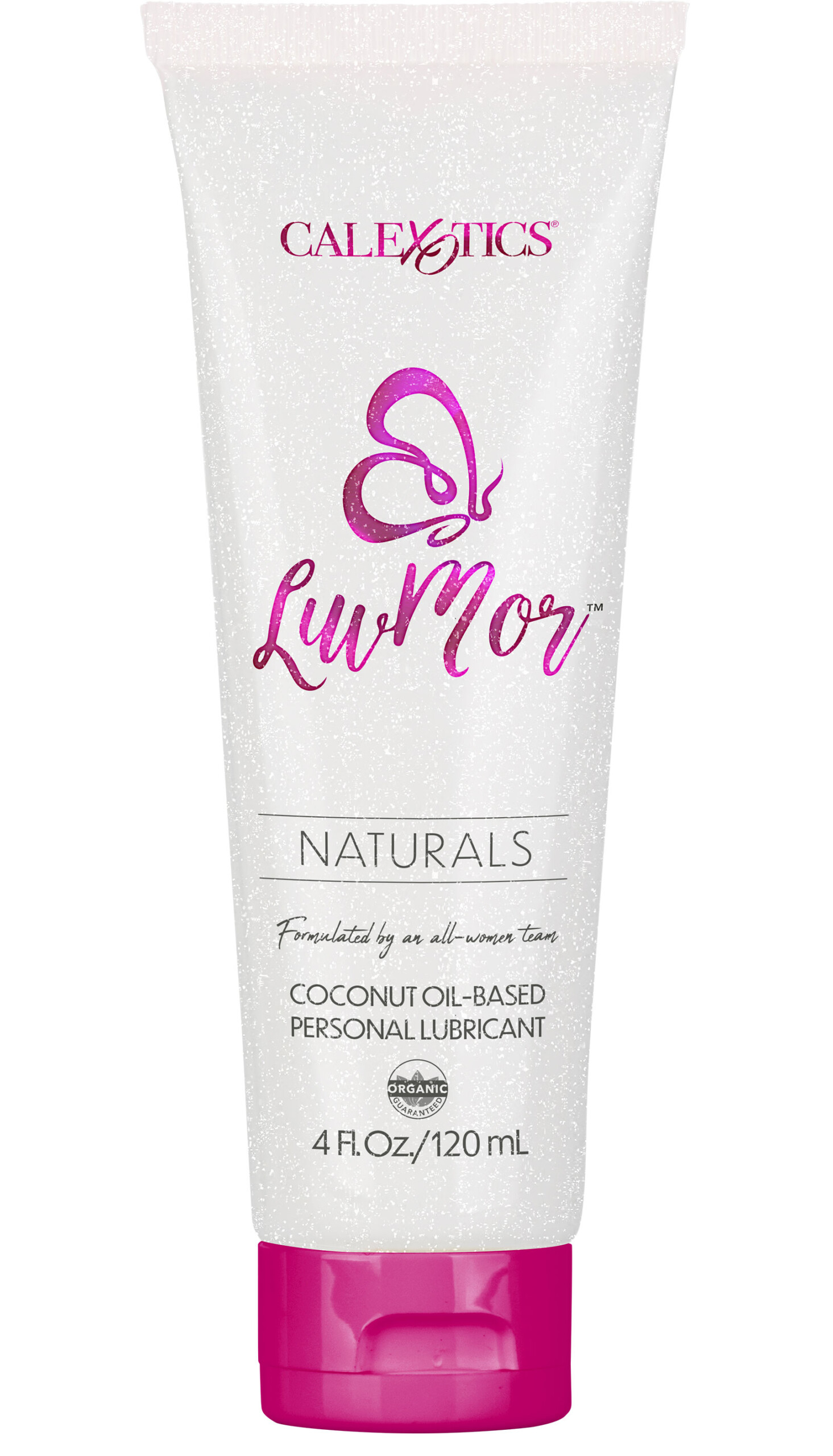 luvmor naturals coconut oil based personal lubricant 4 oz