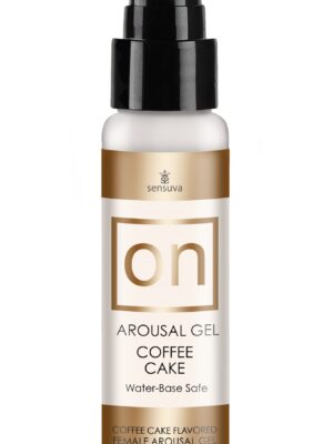 on arousal gel coffee cake 1 fl. oz. bottle