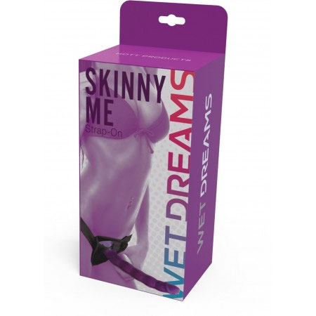 wet dreams skinny me strap on purple