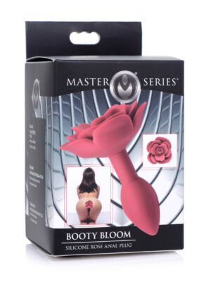 booty bloom silicone rose anal plug small