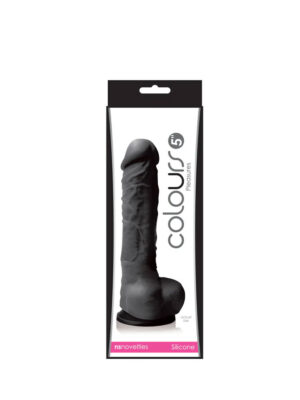 colours pleasures 5 inch dildo black