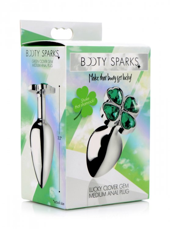lucky clover gem anal plug medium