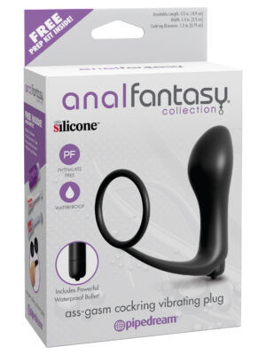 anal fantasy collection ass gasm cockring vibrating plug
