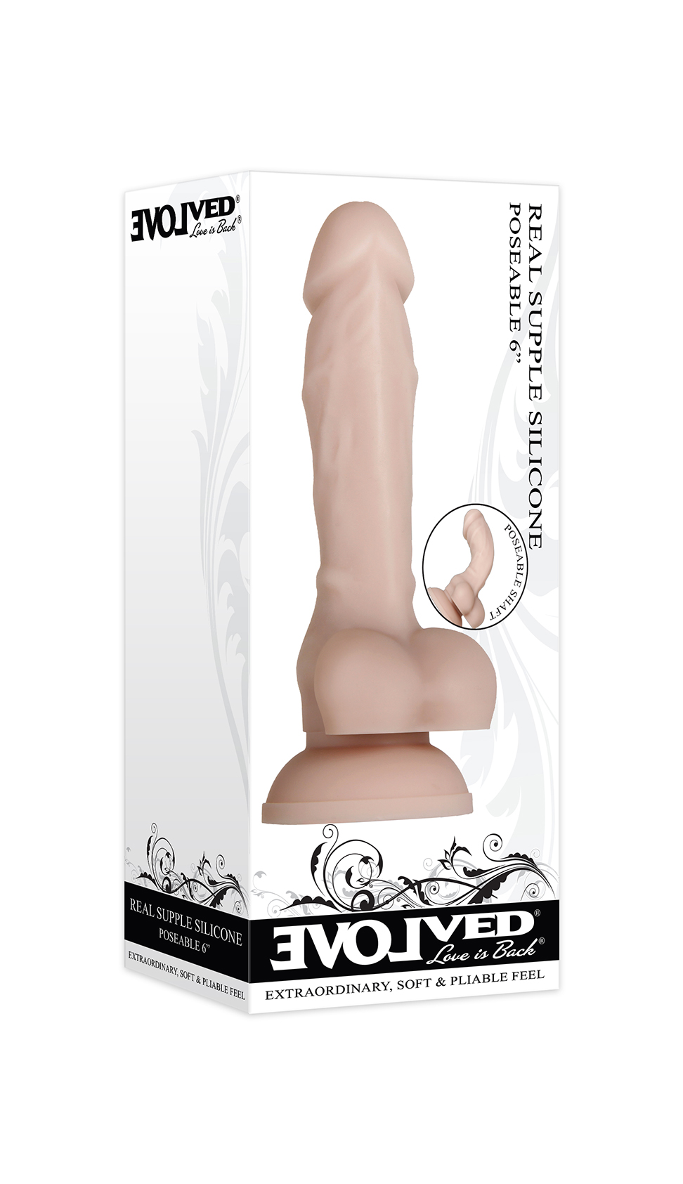 real supple silicone poseable 6 inch