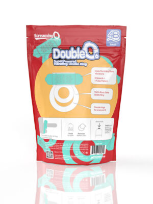 screaming o 4b double o super powered vibrating double ring kiwi